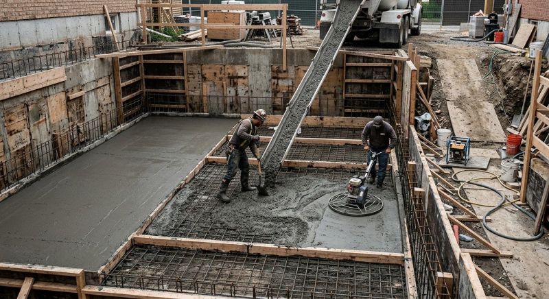 Basement Concrete Installation in Doylestown, PA