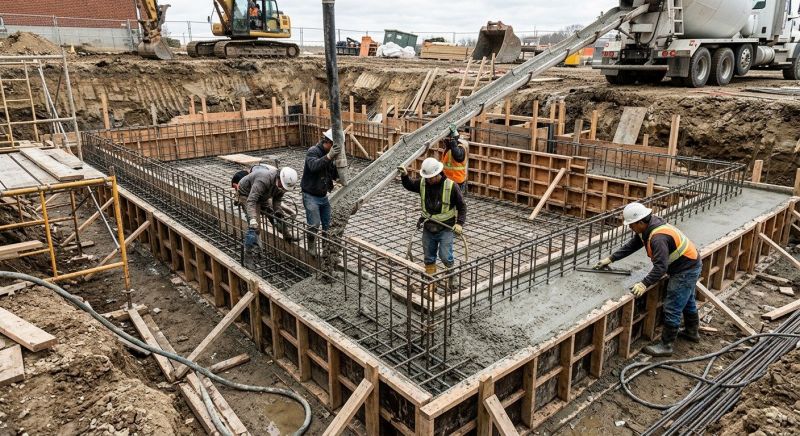 Basement Concrete Installation in High Bridge, NJ
