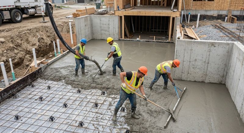 Basement Concrete Installation in Piscataway, NJ