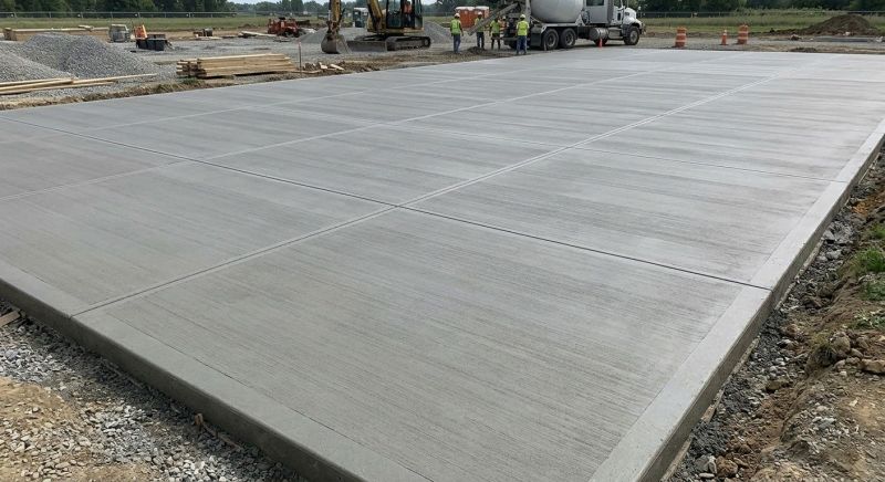 Commercial Slab Construction in Dublin, PA