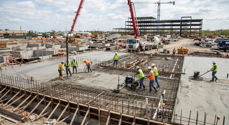 Commercial Slab Installation in High Bridge, NJ
