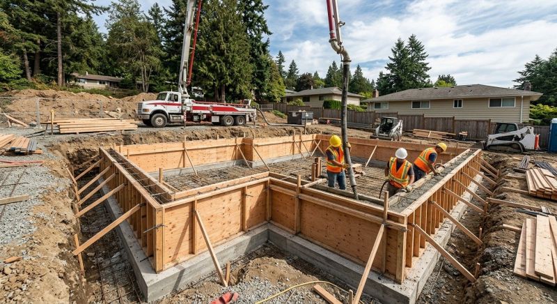 Concrete Foundation Installation in Flemington, NJ