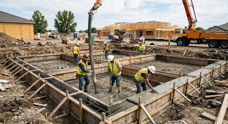 Concrete Foundation Installation in Warrington, PA