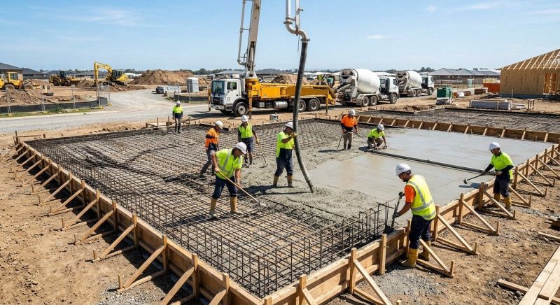 Foundation Slab Construction in Flemington, NJ