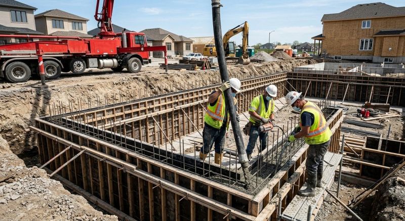 Foundation Wall Pouring in Ringoes, NJ