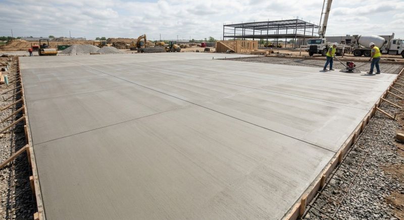 Commercial Slab Installation in Flanders, NJ